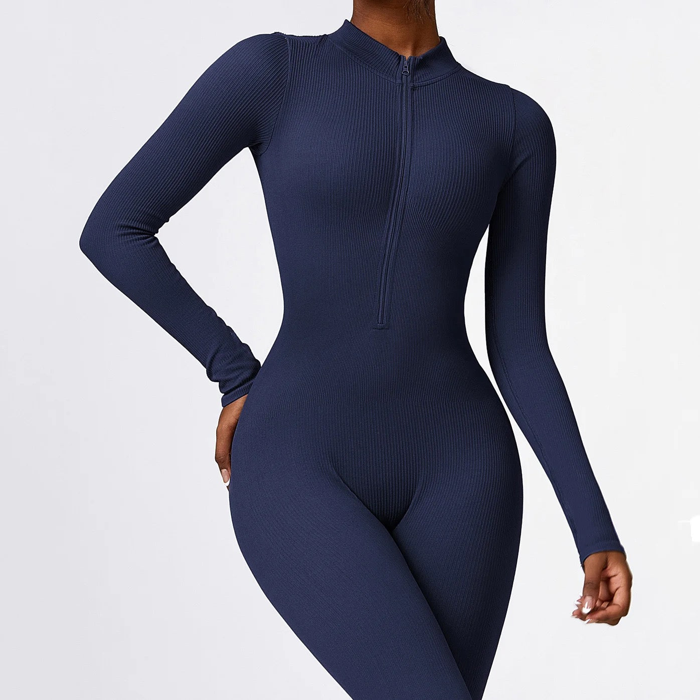 TANZ Navy Blue Long Sleeve Jumpsuit