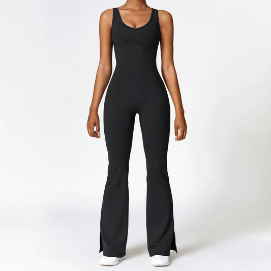 JET Black Flared Leg Jumpsuit